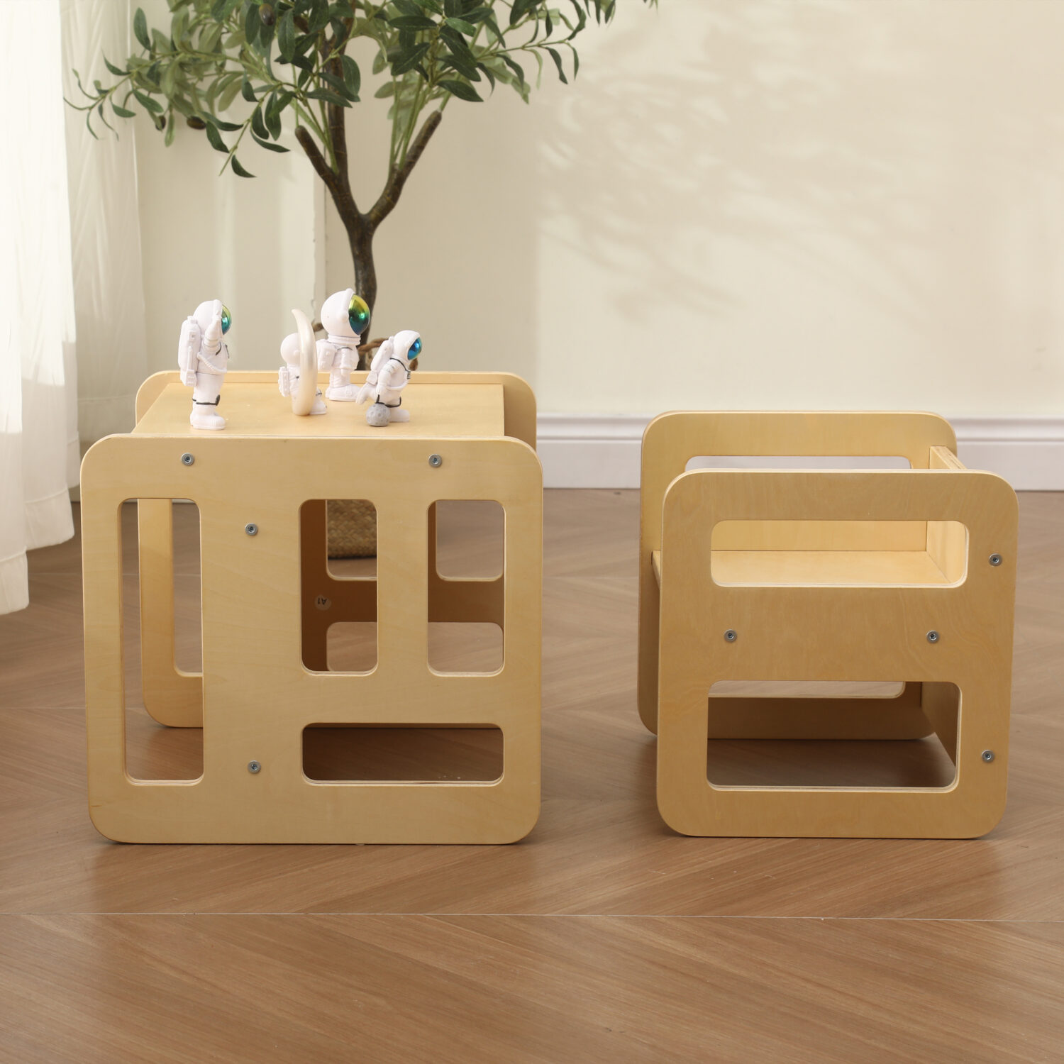 Montessori Weaning Table and Chair Set for Toddler - Image 3